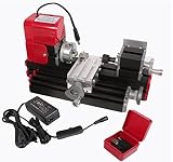 Signswise High Quality Motorized Mini Metal Working Lathe Machine DIY Tool Metal Woodworking for Hob