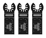 Rockwell RW8930.3 1-1/8-Inch Sonicrafter Bi-metal and Wood End Cut Saw Blade with Universal Fit Syst