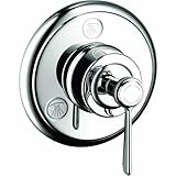 Axor 16832001 Montreux Trio/Quattro Diverter Trim with Lever Handle, Chrome AXOR [並行輸入品]