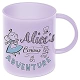 プラスチック コップ 240ml 食洗機対応 不思議の国のアリス ゆるロゴアート ディズニー KX1