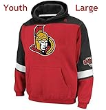 マジェスティックOttawa Senators Youth Largeフード付きNHL Lil Ice Classicスウェットシャツ
