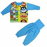 (バンダイ)BANDAI 長袖パジャマ アンパンマン 腹巻付 ベビー 着替え応援 サックス 80