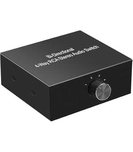 U31 Premium RCA Switch Box, 3 in 1 Out Audio Switch, Netherlands