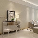 (ハンメロ)HANMEROリビング 部屋 ふすま diy リフォーム用おしゃれなダマスク壁紙 レリーフ のりなし はがせる フリース 1ロール（53cm×10m）ベージュ