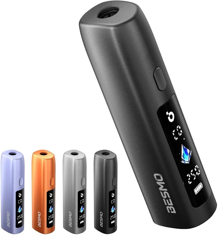 BESMO E1 ベスモ アイコスイルマ互換機 2度吸い 人気 最新 加熱式タバコ シケモク 本体 電子タバコ 2回吸える 連続 ミッドナイトブラック