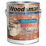 一般的なペイント&製造wnc-2 Woodsmanアクリル100ナチュラルデッキ、サイディング、フェンス、Redwoodtone汚れ、1-gallon