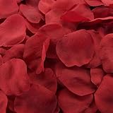 Red Silk Rose Petals 200 Petals by efuture