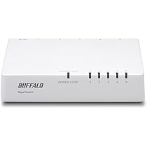 BUFFALO Giga対応 プラスチック筐体 AC電源 8ポート ブラック スイッチングハブ ローコスト版 LSW5-GT-8EPL/BK w17b8b5 Amazon | BUFFALO Giga対応 プラスチック筺体 AC電源 8ポート