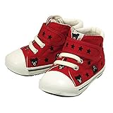 mikihouse Double_B(ミキハウスダブルB)プチベア刺繍柄 セカンドベビーシューズ １４．５cm,赤（02） １４．５cm,赤（02）