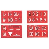 マイゾックス マーキングプレート マー坊 文字高70mm/4種入 MB70