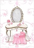 Oopsy Daisy Fine Art for Kids Little Princess Vanityキャンバス壁アートby Kris Langenberg 10 x 14" ホワイト NB2081
