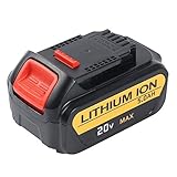 Enegitech DCB205 20V MAX Premium XR 5.0Ah Lithium Battery Pack For Dewalt High Capacity Replacement 