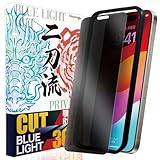 Advantage 二刀流 iPhone 12proMAX用 2機能フィルム ガラスフィルム 保護フィルム ガイド枠付き 360度 覗き見防止 ＆ ブルーライトカット アイフォン スマホ 日本 旭硝子 フィルム