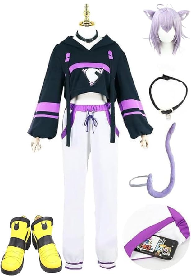 Amazon.co.jp: [楽コス]猫又おかゆ コスプレ 衣装 ねこまた おかゆ