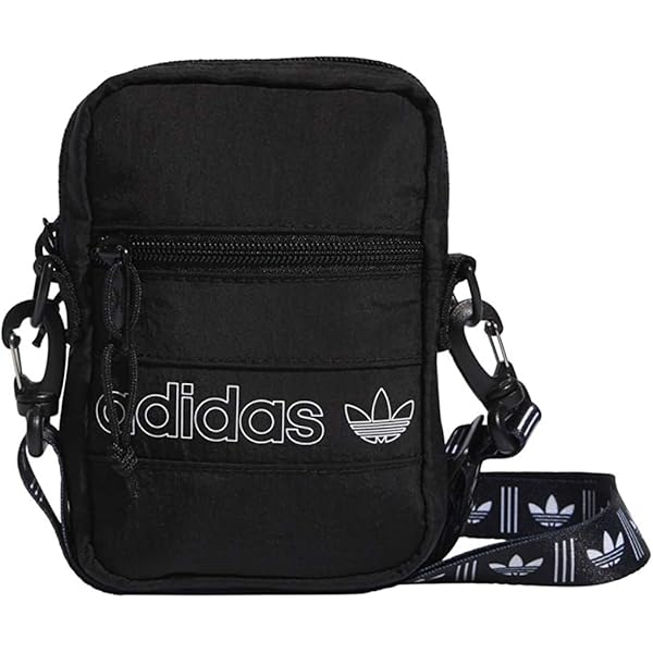 【完売品】アディダスオリジナルス　パッファー&ポーチ　クロスボディバッグ　黒 完売品】アディダスオリジナルス パッファー&ポーチ クロス