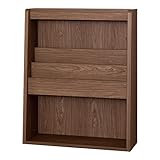 小島工芸 日本製 組立不要 健康仕様のFフォースター 奥行29.5cm マガジンラック ESOP-90マガジン ウォールモカ [幅89.5cm 高さ110.2cm] 2391144