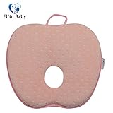 Elfinbaby Soft Anti-Roll Memory Foam Baby Head Positioner Pillow, Specialty Design For Baby, Apple S