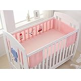 PreciousBaby ベッドガード　ベッドレール　ベビーベッドフェンス 4シーズン使用可能 通気性 掛け布団のずれ防止 ポータブル オシャレ 丈夫 四方タイプ ベッドバンパー　10色選択可能　取り