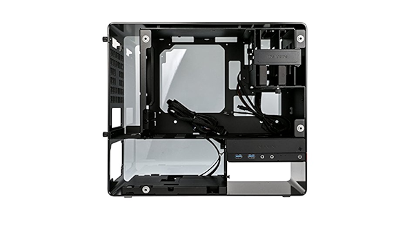 Amazon In Win Pcケース Mini Itxマザーボード対応 強化ガラス アルミ合金筐体 Iw Cf02 Bla In Win Development Pcケース 通販
