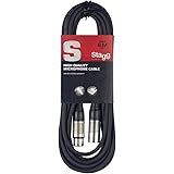 Stagg Microphone Cable, Black, 6m (SMC6)