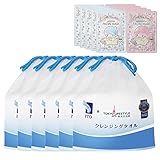 ITO クレンジングタオル TOKYOLIFESTYLE 6個セット (キキララ マスク 10枚 おまけ付き) 使い捨てタオル ペーパータオル フェイシャルタオル 敏感肌 乾湿両用 フェイスタオル 洗顔 化粧 メイク落とし クレンジング 肌荒れ 肌荒れ対策 フィットネス