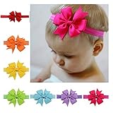 子供用　新生　ベビー ヘアバンド 五つ 五セット 蝶結びベビーの花冠　 新生児 赤ちゃん 出産祝い 内祝い お宮参り 誕生日 100日記念 こどもの日 記念撮影 プレゼント おいわい お祝い ギフト 
