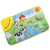 【ノーブランド品】明るい色　音楽カーペット　児童　知育玩具　柔らか　装飾　贈り物