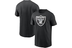 NFL メンズ レディース 半袖 Tシャツ 夏 プリント トップス ラスベガス レイダース フットボール トレーニング ジャージ ラウンドネック カジュアル トップス