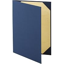Amazon | 美濃商会 証書ファイル 布 紺 A3 大 大賞判 天開き 9352