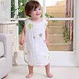 binztec ふわふわ6重ガーゼスリーパー Lサイズ(2歳~7歳頃) (魚)