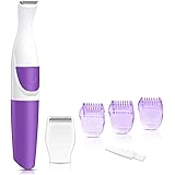 Funstant VIO専用シェーバー Vライントリマー アンダーヘアシェーバー 女性用シェーバー VIOゾーンシェーバー ムダ毛処理 レディースシェーバー ビキニラインケア 乾電池式 日本語取扱説明書