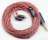 【BIGMANGO-Rubine】2pin4.4mm銀メッキケーブル 4.4mmリケーブル 8芯イヤホンアップグレードケーブル 2pin交換ケーブル (2pin4.4mm)