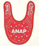 ANAP KIDS ペイズリー柄スタイ レッド F