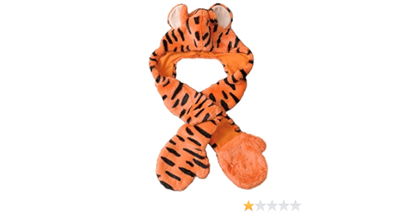 Amazon Co Jp ティガー くまの プーさん ファンキャップ マフラー 手袋 一体型 帽子 ディズニー ランド シー ディズニーリゾート限定 グッズ 服 ファッション小物