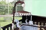 Musical Mobile for Blue Bear and Moon Baby Bedding Set by Sisi