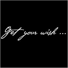 Amazon Iby アイバイ ウォールステッカー 名言 Get Your Wish 願いを叶えよ 白 マット ステッカー シール 名言 ウォールステッカー 壁紙シール 日本語説明書付 ウォールステッカー オンライン通販