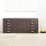 焼桐 着物箪笥 5段 桔梗（ききょう） [■]