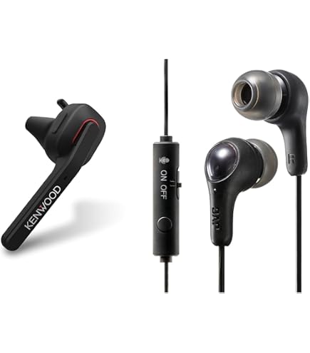 Amazon.co.jp: 【セット買い】 JVCケンウッド KENWOOD KH-M500-W 片耳