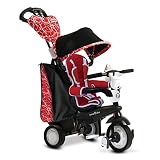 SmarTrikeシック4 in 1 Baby Trikeレッド