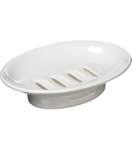 Amazon｜陶器 ソープディッシュ 石鹸置き 石鹸入れ ソープトレイ 石鹸