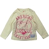 【秋冬物】OFFICIAL TEAM(オフィシャル チーム) 天竺“POPEYE"長袖Tシャツ 80cm /WHITE NO.OT-15AW-751