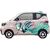 初音ミクステッカー miku はつね みく 二次元 美少女 初音ミクグッズ かわいい ちび初音ミクシールパック ブランドステッカースーツケース 車 アニメシール 防水シール スーツケース 適用 車体片側 DIY 改造 人気 コスプレ小道具 装飾品 萌