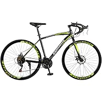 Amazon | ロードバイク、高炭素鋼フレーム、内部ケーブル配線