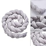 Luchild ベビーベッドガード・フェンス サイドガード 抱き枕 ノットクッション 赤ちゃんベッドバンパー ソファークッション 可愛い 部屋飾り 撮影小物 北欧 癒しアイテム 出産祝い プレゼント 