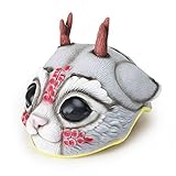 kishiya　ヘルメット 自転車 子供　可愛い龍型 超軽量　キッズ　自転車用ヘルメット　調整可能　 (灰白色)