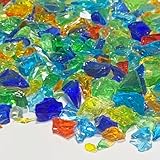 琉球ガラスカレット 【小】ミックス 20g レジン、ハーバリウム、七宝焼、ホビー素材