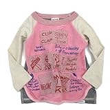 DENIM DUNGAREE カラートップテンジク　CLIP CLAP BABY TEE 6Pピンク BM(90)
