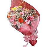 翌日配達お花屋さん カラフルな花色で人気ナンバーワン！フラワーシャワー（季節の花ガーベラ花束） 正午までのご注文は翌日配達