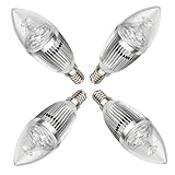 ランプバルブ – TOOGOO ( R ) 4 x e14 4 SMD LEDキャンドル電球保存電球プロジェクターランプ8 Wウォームホワイト3600 K