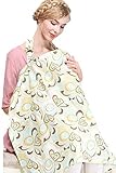 KOOYOL Muslin Nursing Cover for Breastfeeding Mother Classy 100% Cotton Premium Quality- Large Cover